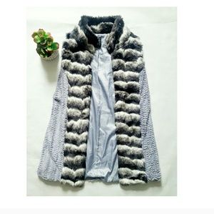 Faux fur vest size M c